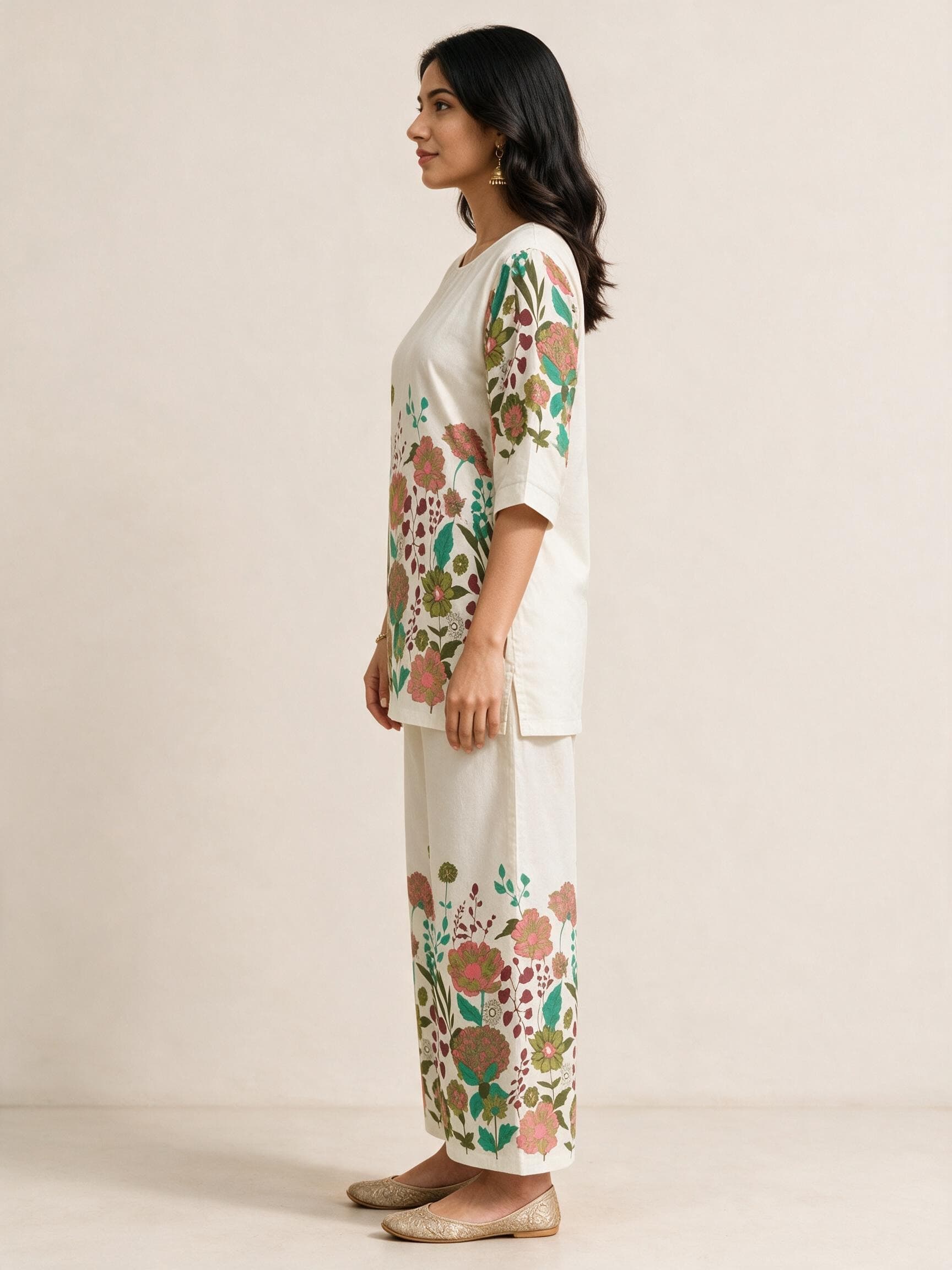 Botanical Floral Print Co-ord Set