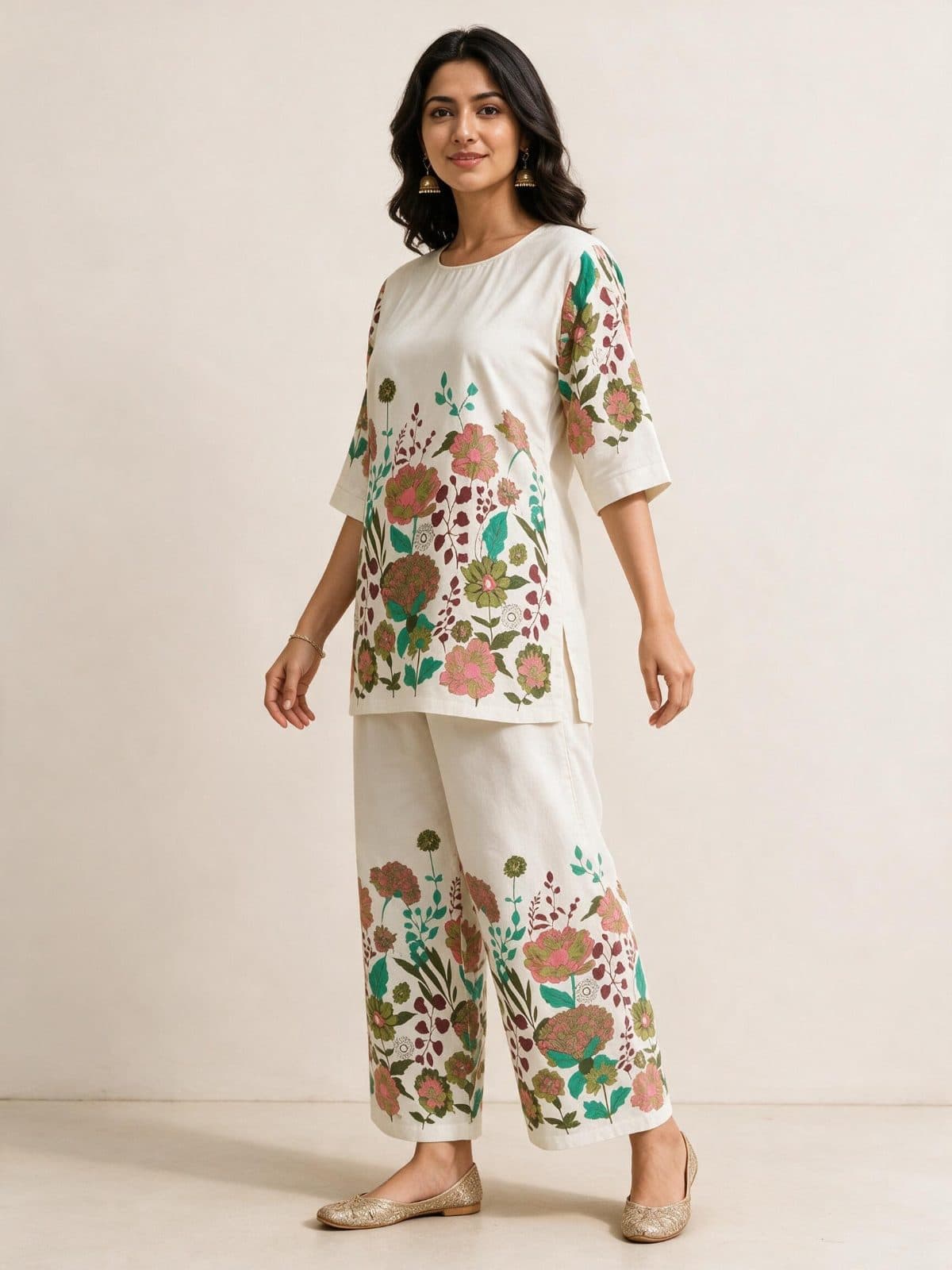 Botanical Floral Print Co-ord Set