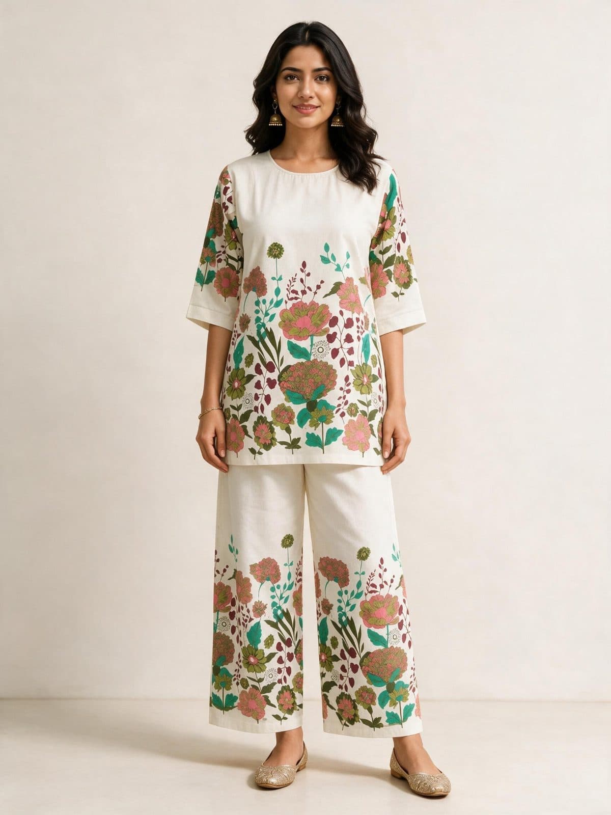 Botanical Floral Print Co-ord Set