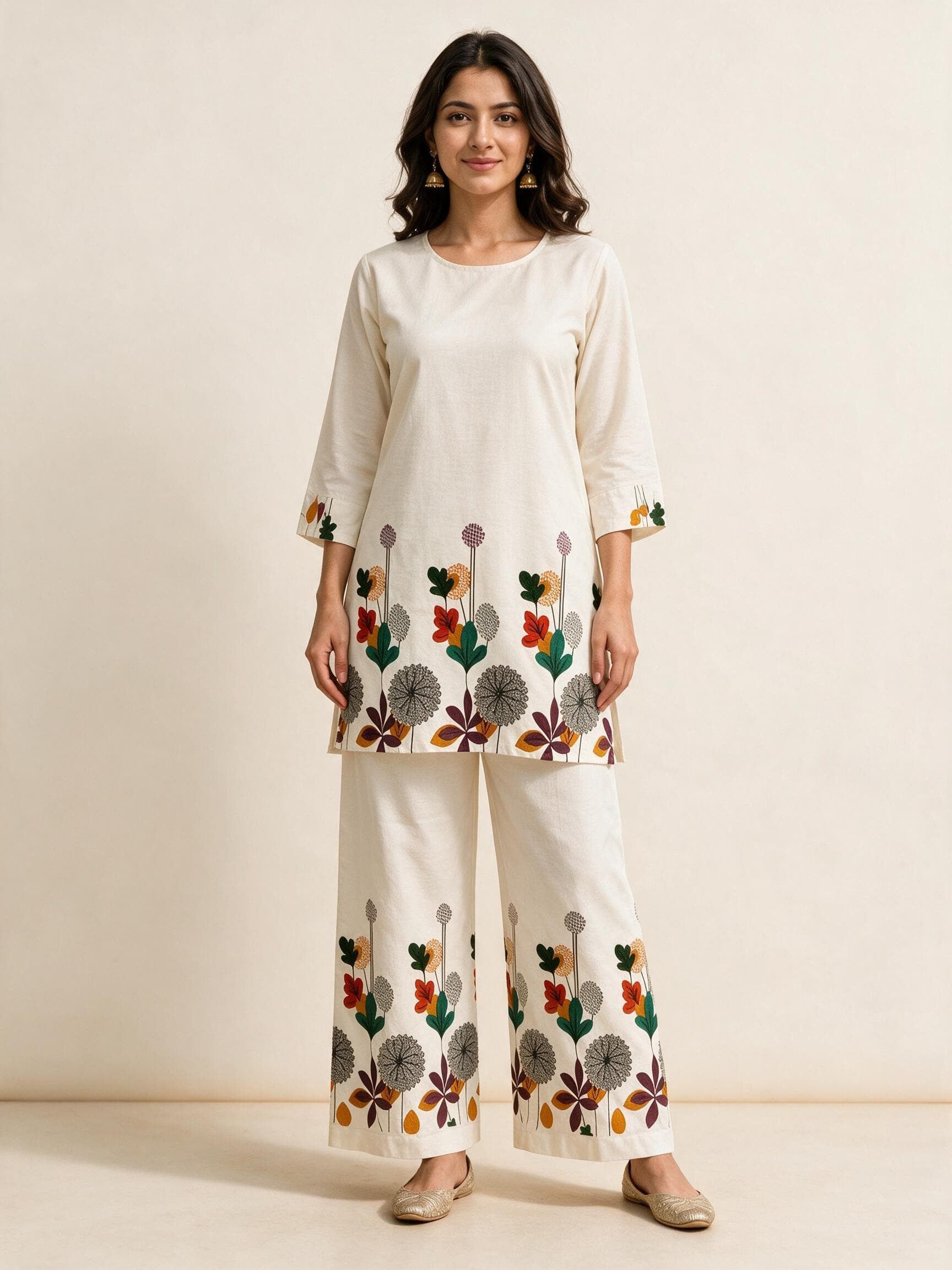 Contemporary Botanical Print Co-ord Set