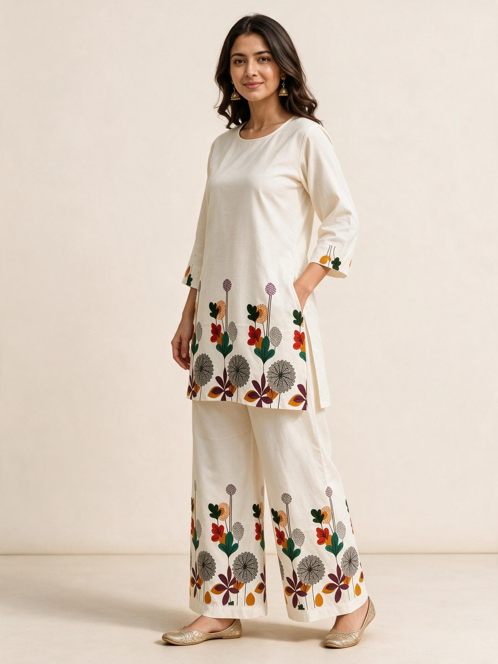 Contemporary Botanical Print Co-ord Set