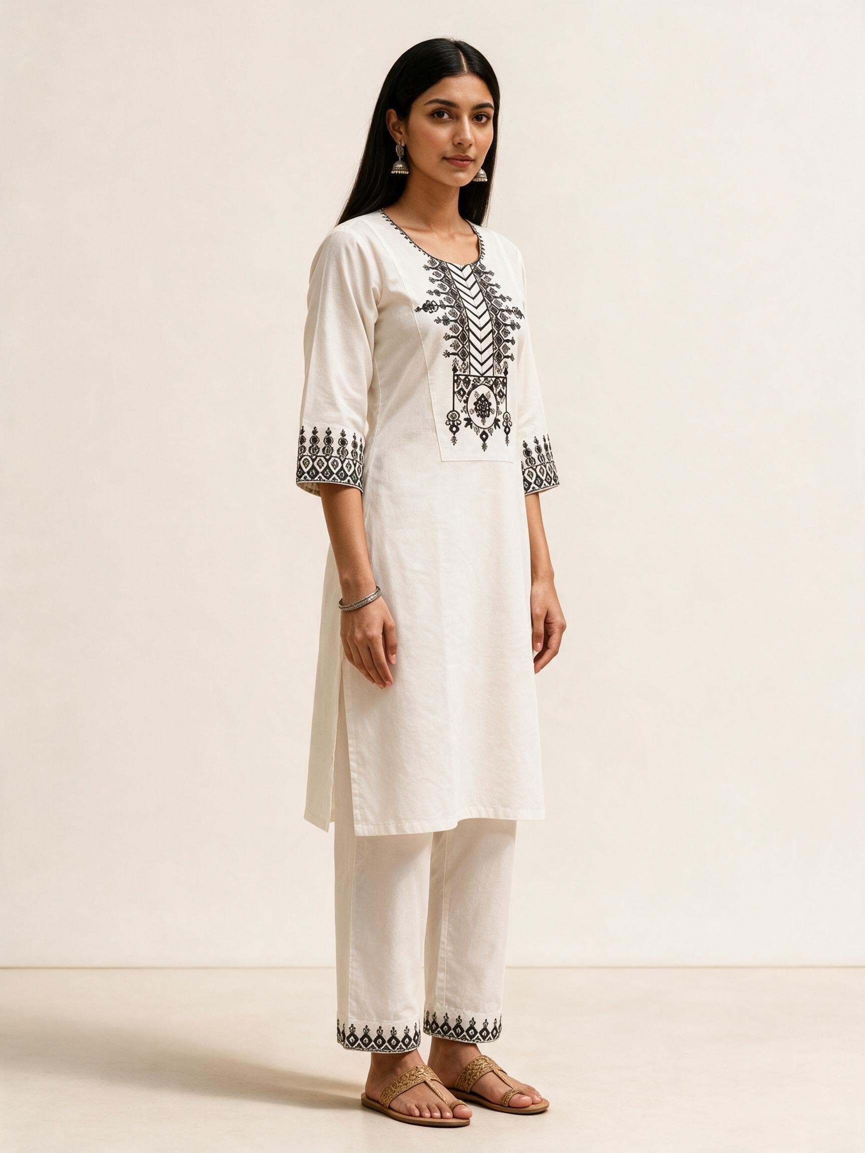 Geometric Yoke Co-ord Set