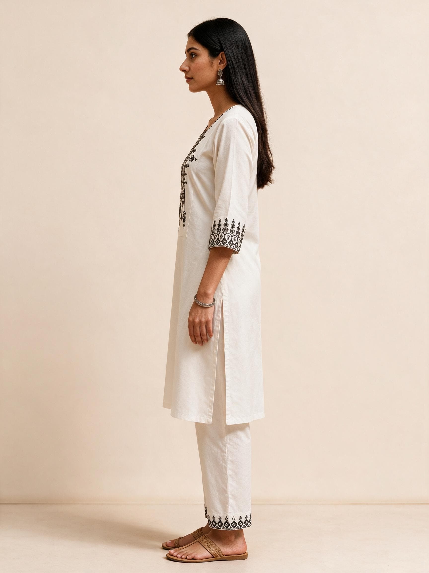 Geometric Yoke Co-ord Set