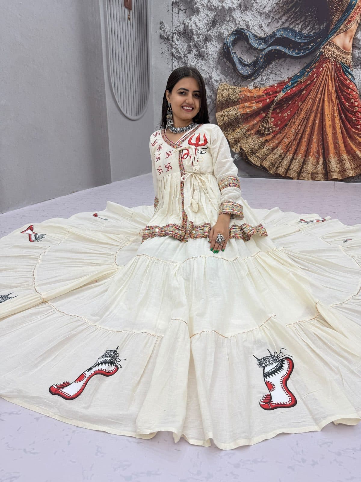 Cotton Navaratri Lehenga Choli